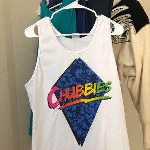 Chubbies Retro Logo Tank